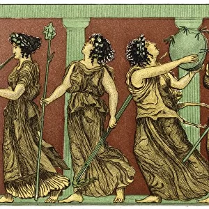 4 Female Greek Dancers