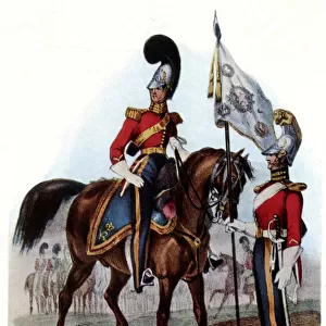 6th Dragoon Guards soldiers