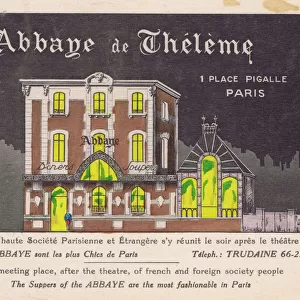 Abbaye de Theleme, famous night-time rendezvous, Montmartre