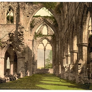 Abbey interior, looking E. Tintern, England