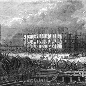 Abbey Mills Pumping Station, London, 1867