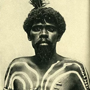 Aboriginal Karundi warrior, Queensland, Australia