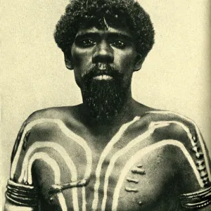 Aboriginal Karundi warrior, Queensland, Australia