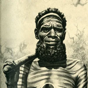 Aboriginal medicine man of the Worgaia, Central Australia