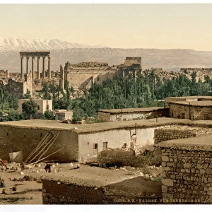 The Acropolis, Baalbek, Holy Land, (i. e. Balabakk, Lebanon)