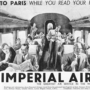 Advert / Air to Paris 1934