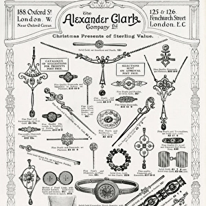 Advert for Alexander Clark, jewellery 1912