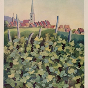 Advertisement for Alsace, France