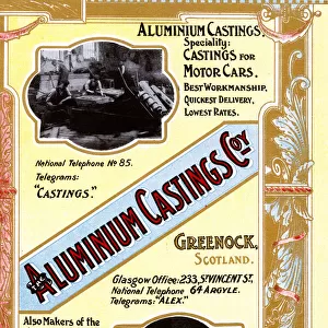 Advert, Aluminium Castings Company, Greenock