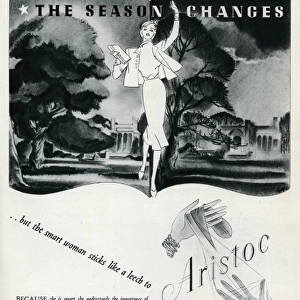 Advert for Aristoc stockings 1937