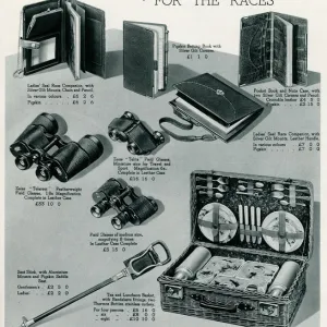 Advert for Asprey for the races 1937