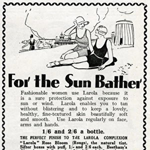 Advert for Beetham Larola skin care protection 1931