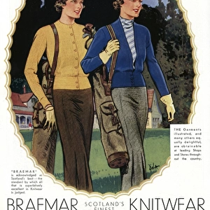 Advert for Braemar Scotlands finest knitwear 1934