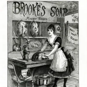 Advert for Brookes Soap 1890 Advert for Brookes Soap 1890