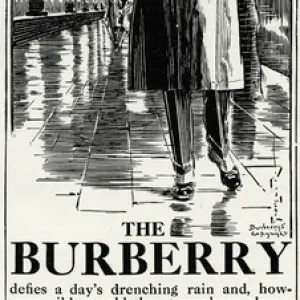 Advert for Burberry trench coat 1924