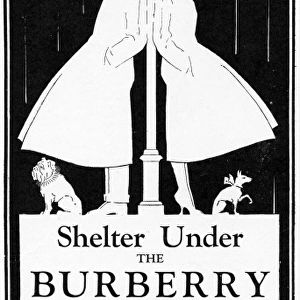 Advert for Burberry weatherproof coats 1927