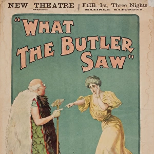 Advertisement for What The Butler Saw