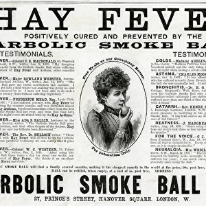 Advert for Carbolic smoke ball 1892