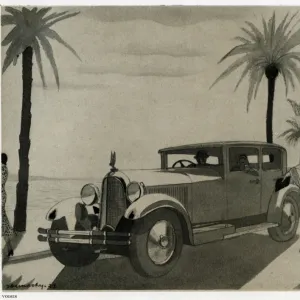 Advertisement for cars and fashions