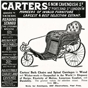 Advert for Carters spinal carriage 1906