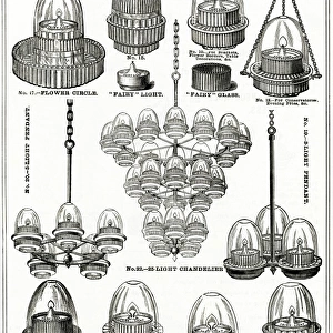 Advert for Clarkes Patent Fairy lamps & lights 1888