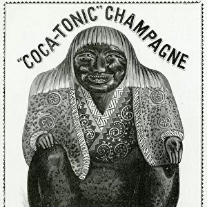 Advert for Coca-tonic, Champagne - nerve tonic 1897
