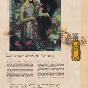 Advert for Colgates Perfume, 1924