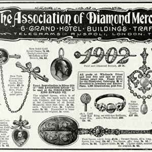 Advert for Coronation jewellery 1902