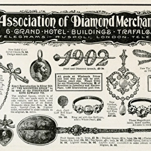 Advert for Coronation jewellery 1902