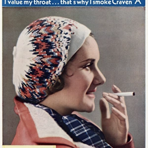 Advert for Craven A cigarettes 1931
