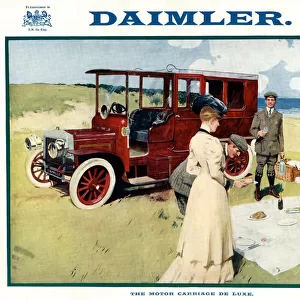 Advert for Daimler Motor Carriage De Luxe Car