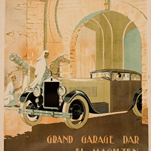 Advertisement for Dar El Maghzen Garage, Rabat, Morocco