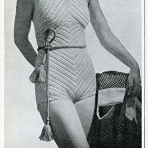 Advert for Debenham & Freebody bathing wear 1937