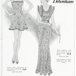 Advert for Debenham & Freebody woven lingerie 1937