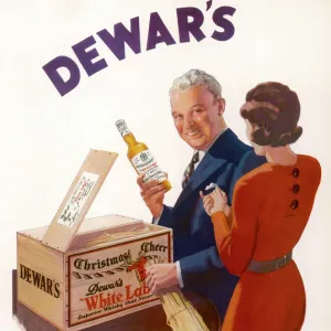 Advert for Dewars Whisky