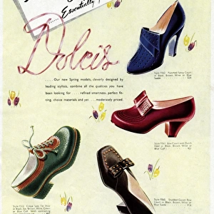 Advert for Dolcis shoes 1942