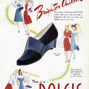 Advert for Dolcis shoes 1944