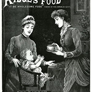 Advert for Dr Ridges food 1886