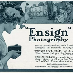 Advert for Ensign camera 1918