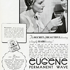 Advert for Eugene permanant hair 1938