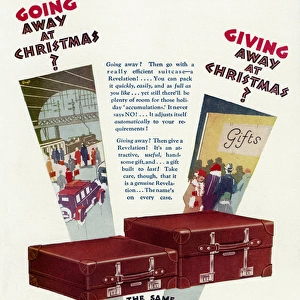 Advert fo Revelation suitcases 1938
