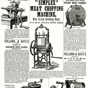 Advert for Follows & Bates winding machines 1900s
