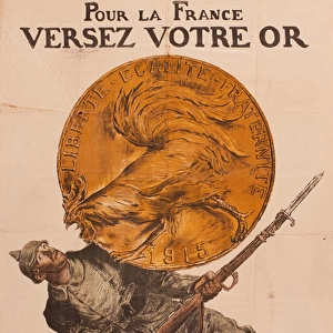 Advertisement for French war bonds, WW1