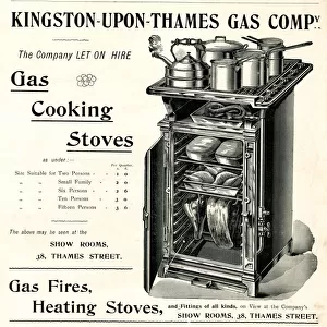 Advert, Gas Cooking Stove, Kingston-upon-Thames