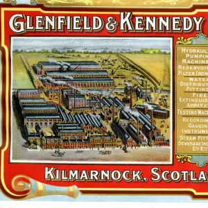 Advert, Glenfield & Kennedy Ltd, Kilmarnock, Scotland