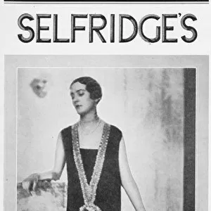 Advert for a gown from Selfridge s, London, 1926