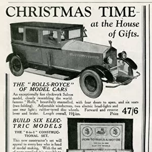 Advert for Hamleys Christmas toys 1929