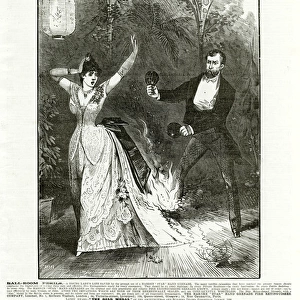 Advert for Harden hand granade fire extinguisher 1886
