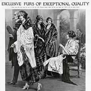 Advert for International Fur Store 1923