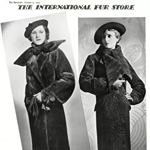 Advert for International Fur Store 1935